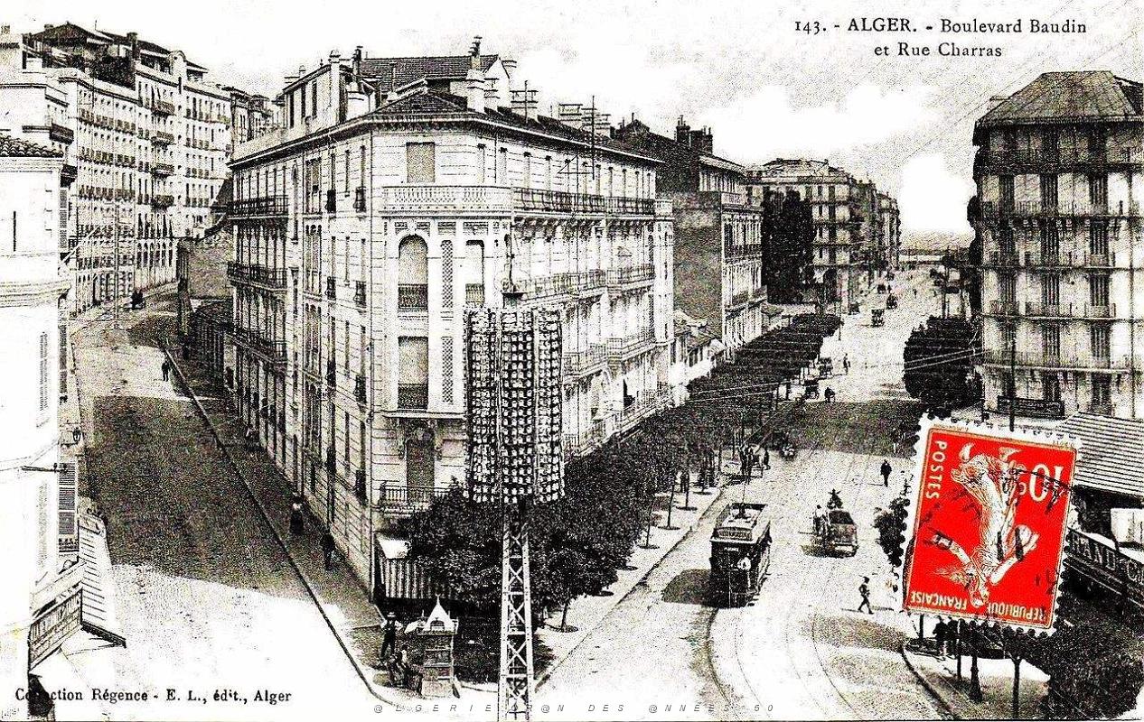Alger - Bd Baudin et Rue Charras.jpg